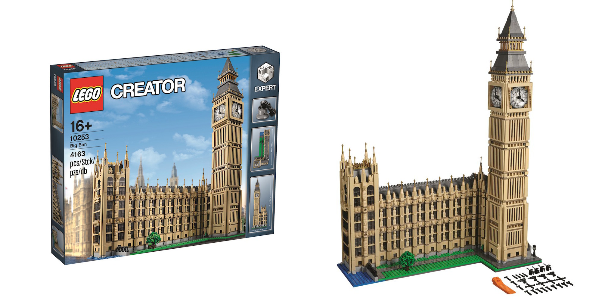 Take a look at LEGO’s new 2foot tall Big Ben Creator Expert set in all