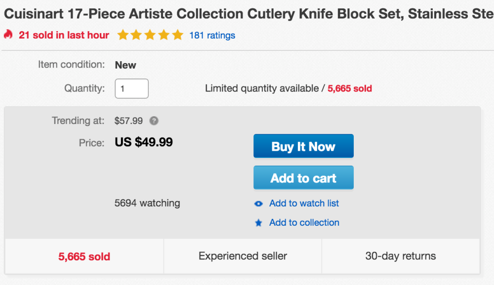 Cuisinart 17-Piece Artiste Collection Cutlery Knife Block Set-3