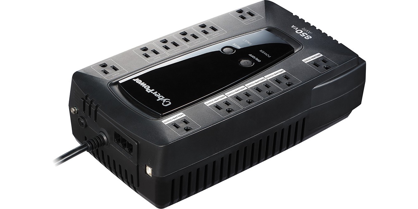 Daily Deals CyberPower 850VA Backup battery/surge protector 60