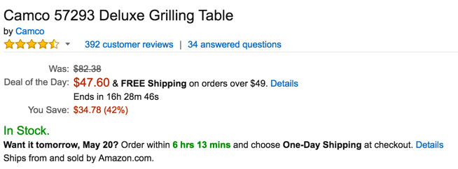 deluxe grilling table
