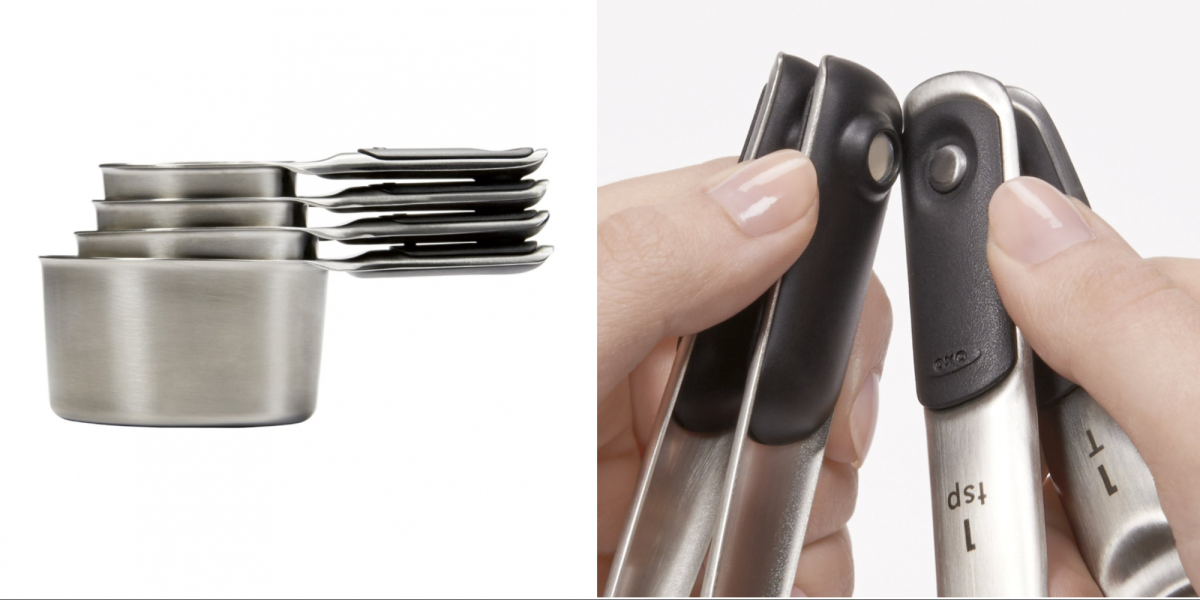 OXO Stainless Steel Measuring Cups w/ Magnetic Snaps $15 Prime shipped  (Reg. $20)