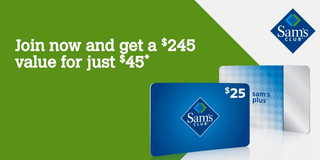 Sam's Club OneYear Plus Membership w/ 25 Gift Card and Free Food 45