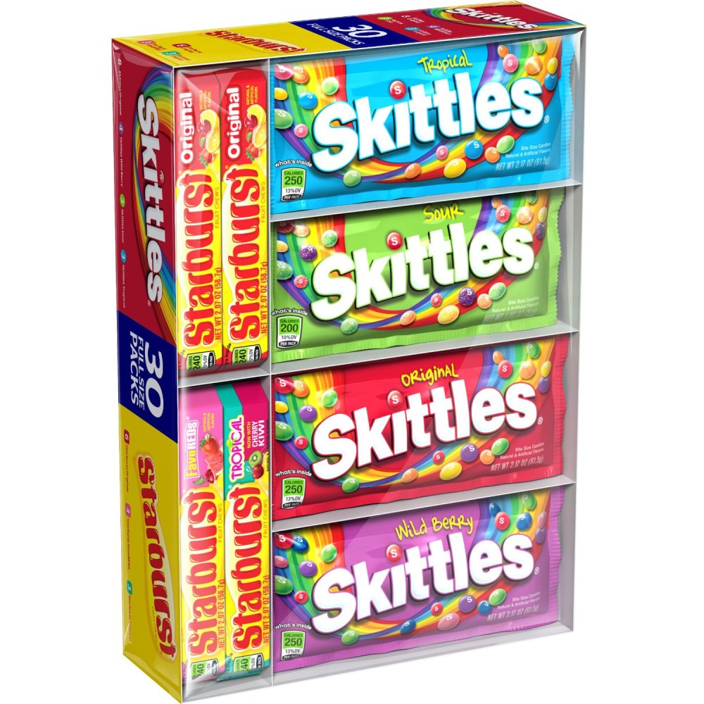 Skittles and Starburst Fruity Candy Variety Box-2