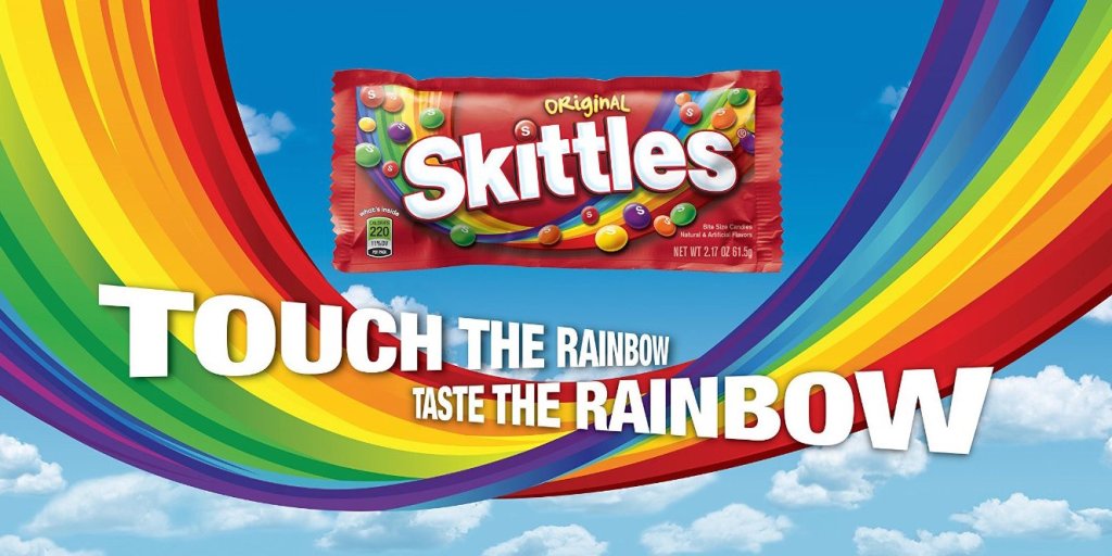 skittles logo taste the rainbow