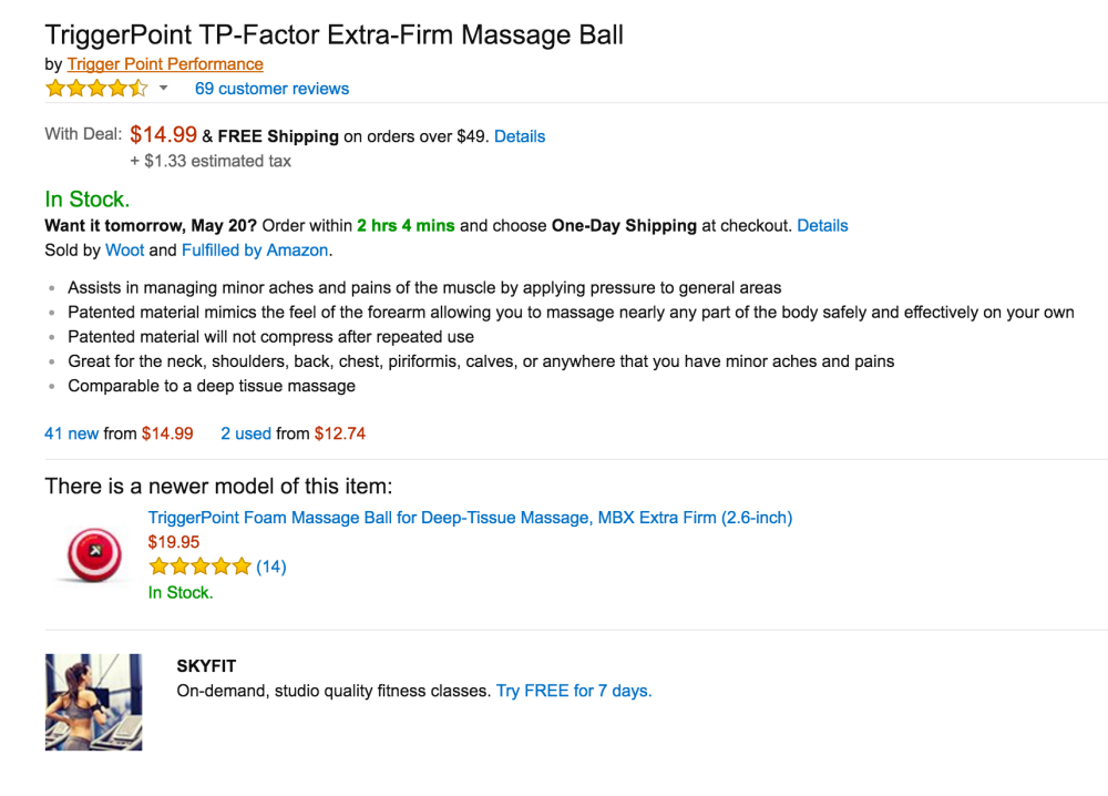 TriggerPoint TP-Factor Extra-Firm Massage Ball-3