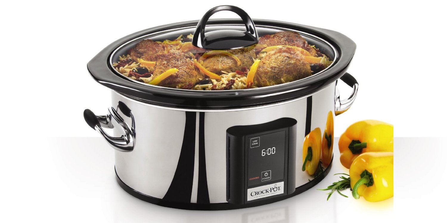 Feed the whole family with ease using this 6.5-qt touchscreen Crock-Pot  slow cooker for $60 shipped (Orig. $100)