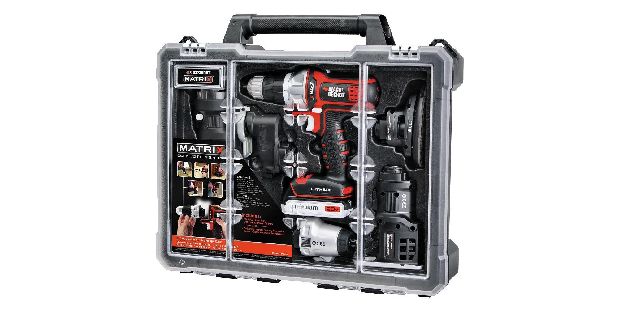 Deal of the Day: Black & Decker Matrix 6 Tool Combo Kit with Case  $149.99!