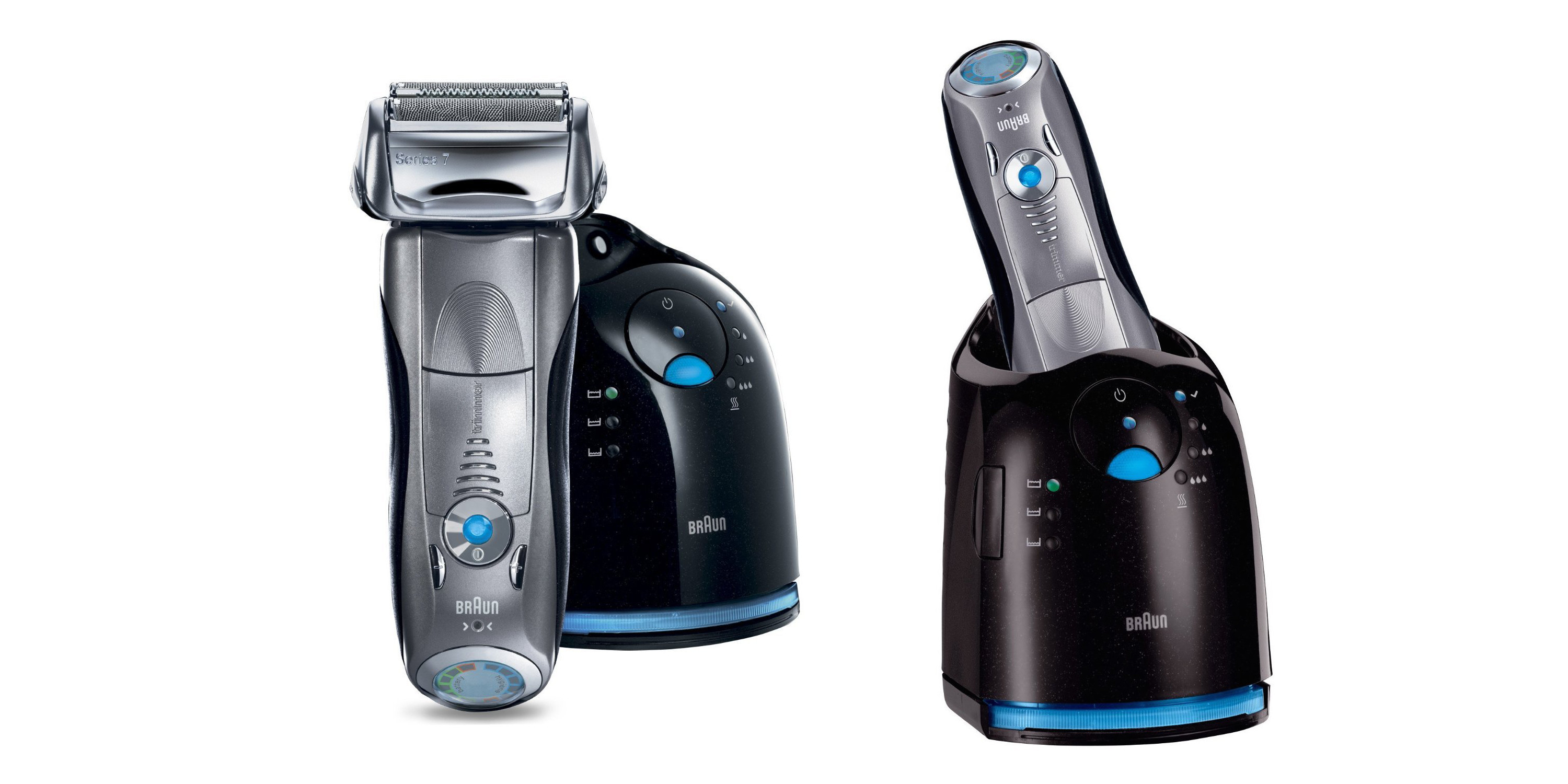Grab a highlyrated Braun electric shaver w/ a bonus cleaning kit for