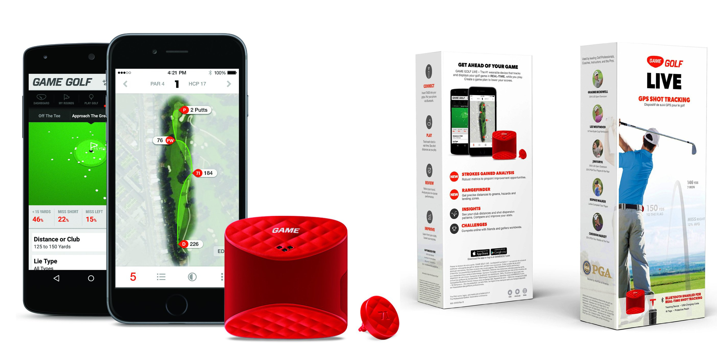 GAME GOLF tracking system brings live stroke analysis & GPS