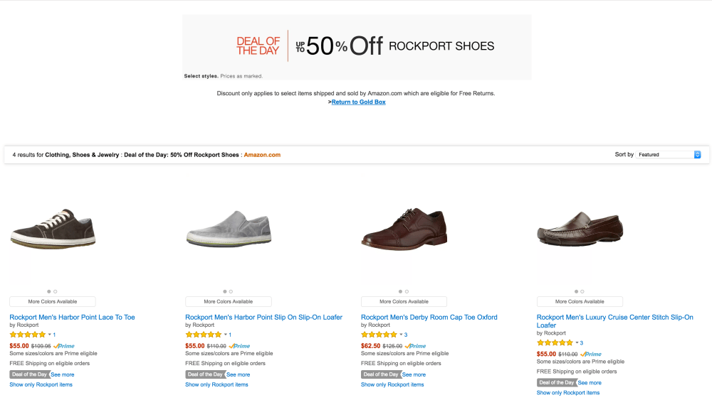 Amazon is offering a selection of footwear today up to 50% off: leather ...