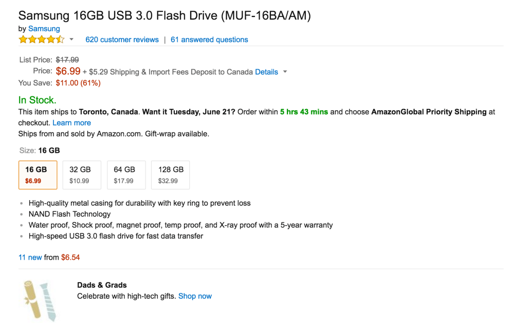 Samsung 16GB USB 3.0 Flash Drive (MUF-16BA:AM)-8