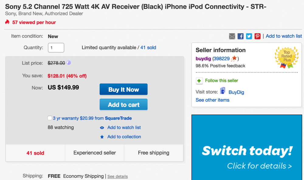 sony-av-receiver-ebay-deal