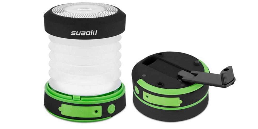 Suaoki Camping Lantern Led Light Flashlight Rechargeable Battery
