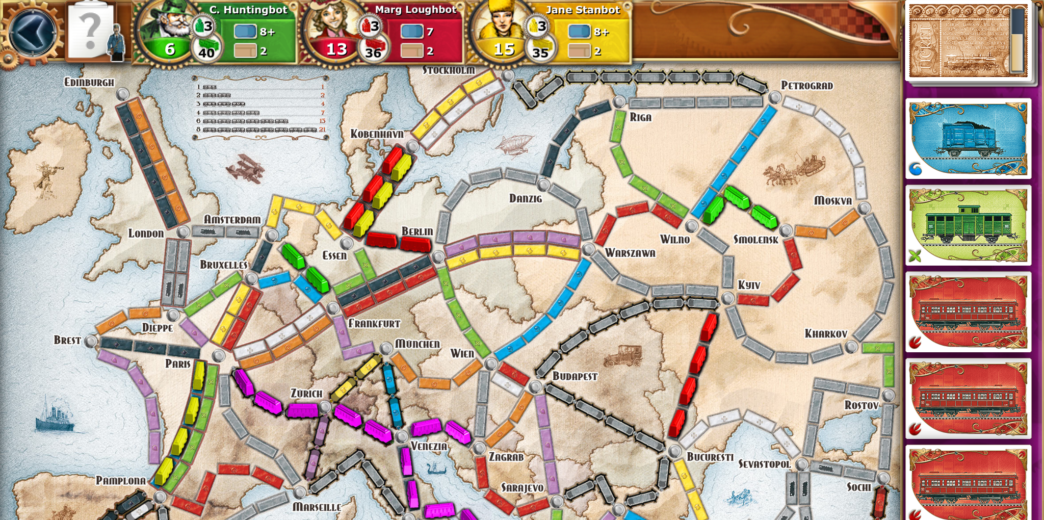 Ticket to ride правила на русском с картинками