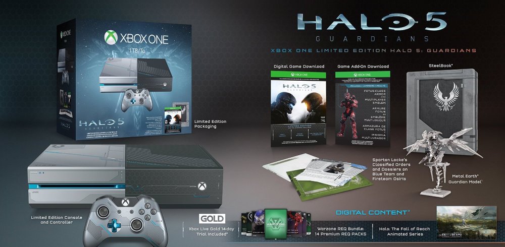Xbox One 1TB Console - Limited Edition Halo 5- Guardians Bundle-sale-01