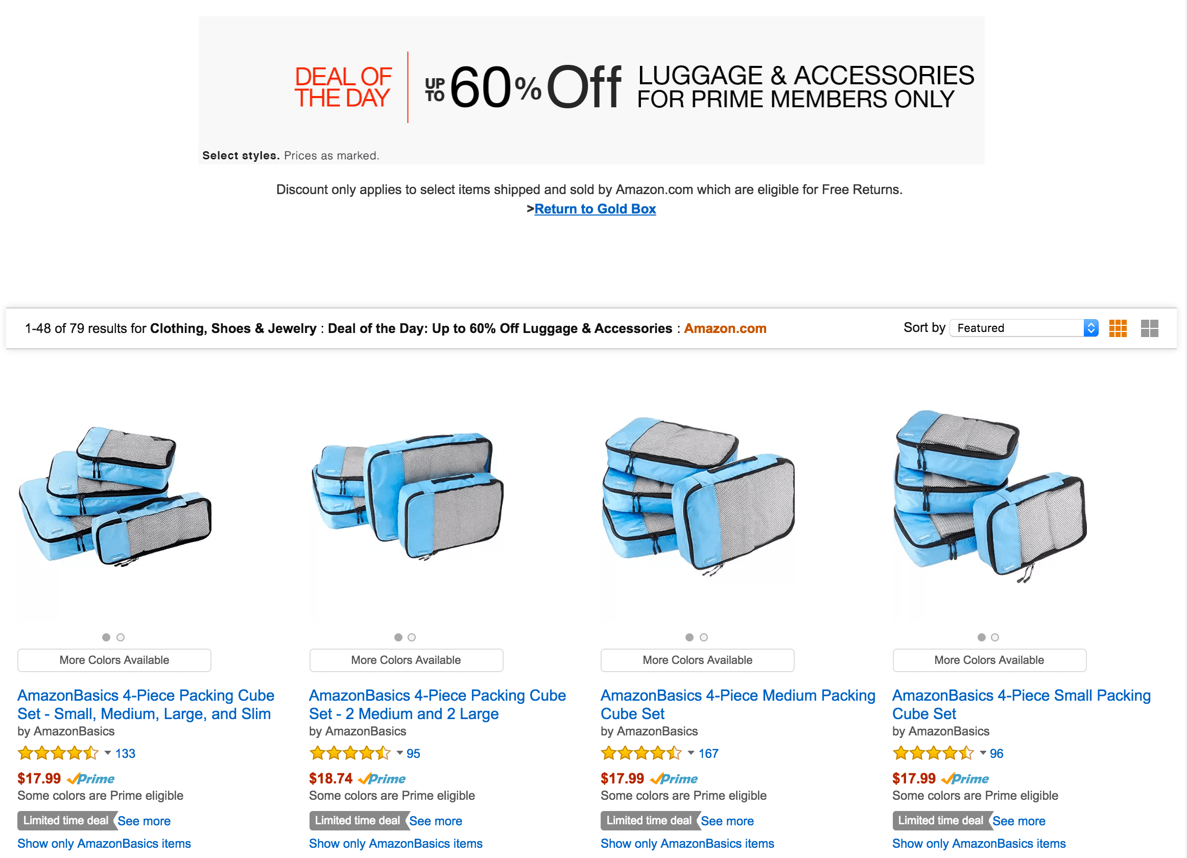 Amazon has a massive luggage sale ahead of its Prime Day event packing