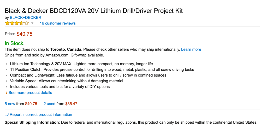 Black & Decker BDCD120VA 20V Max Lithium Ion Drill Driver Project Kit w/  Charger 