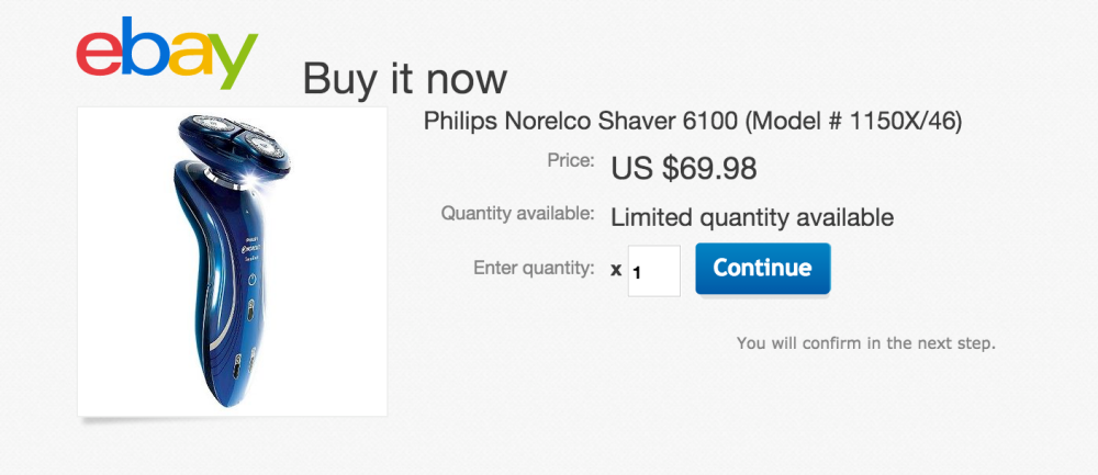 Philips Norelco Electric Shaver 6100 (1150X-46)-6
