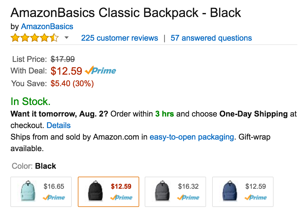 Make back to school shopping easy with this AmazonBasics Classic
