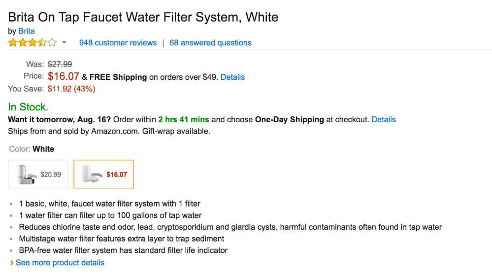 Brita On Tap Faucet Water Filter System-4