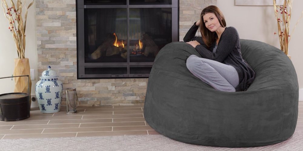 Chill Bag Bean Bag Chair in Charcoal