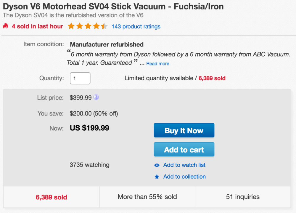 Dyson V6-stick vacuum-sale-01