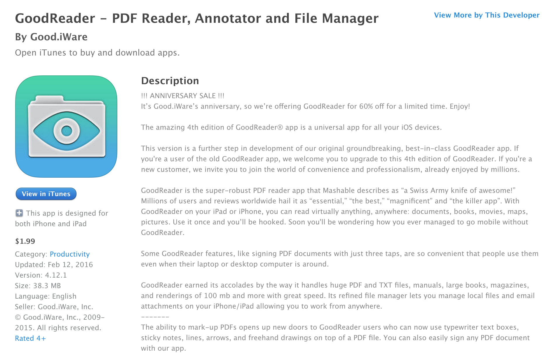 goodreader app user manual