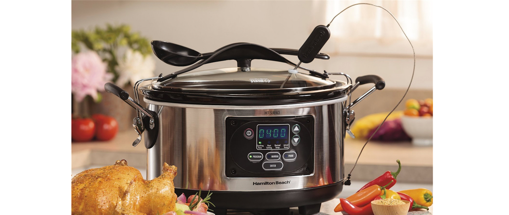 Amazon Gold Box Hamilton Beach Set 'n Programmable Slow Cooker