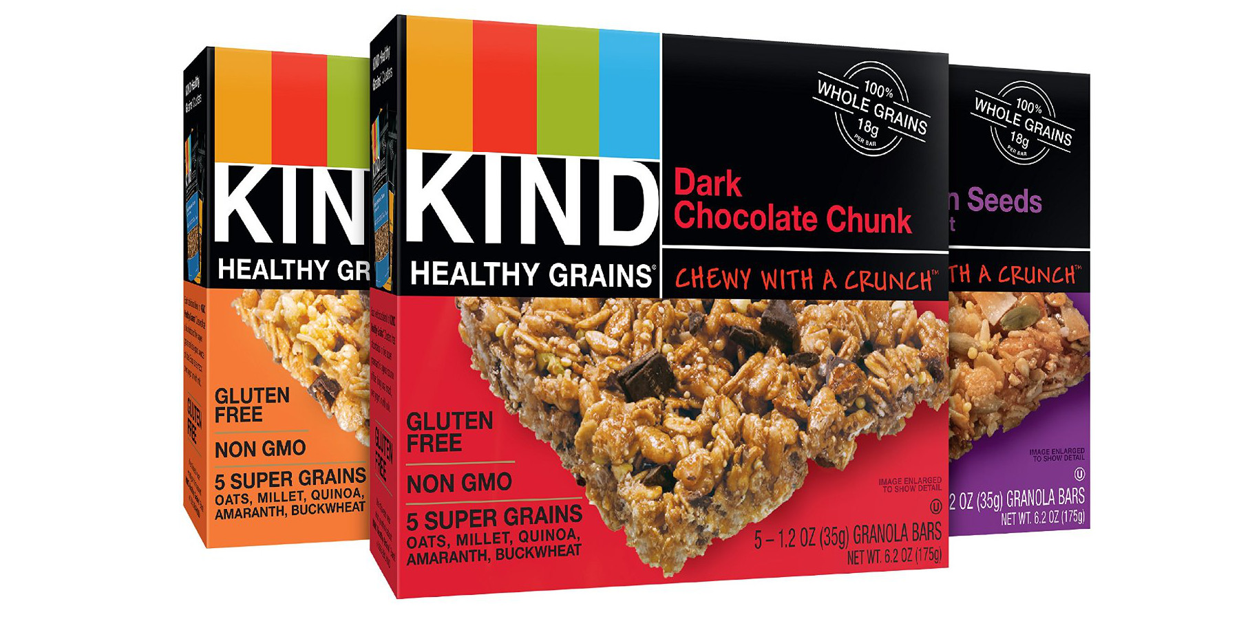 KIND Dark Chocolate Chunk Healthy Grains Bar