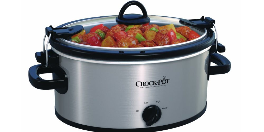 Stainless-Steel Crock-Pot - 4-Quart Oval Slow Cooker (SCCPVL400-3