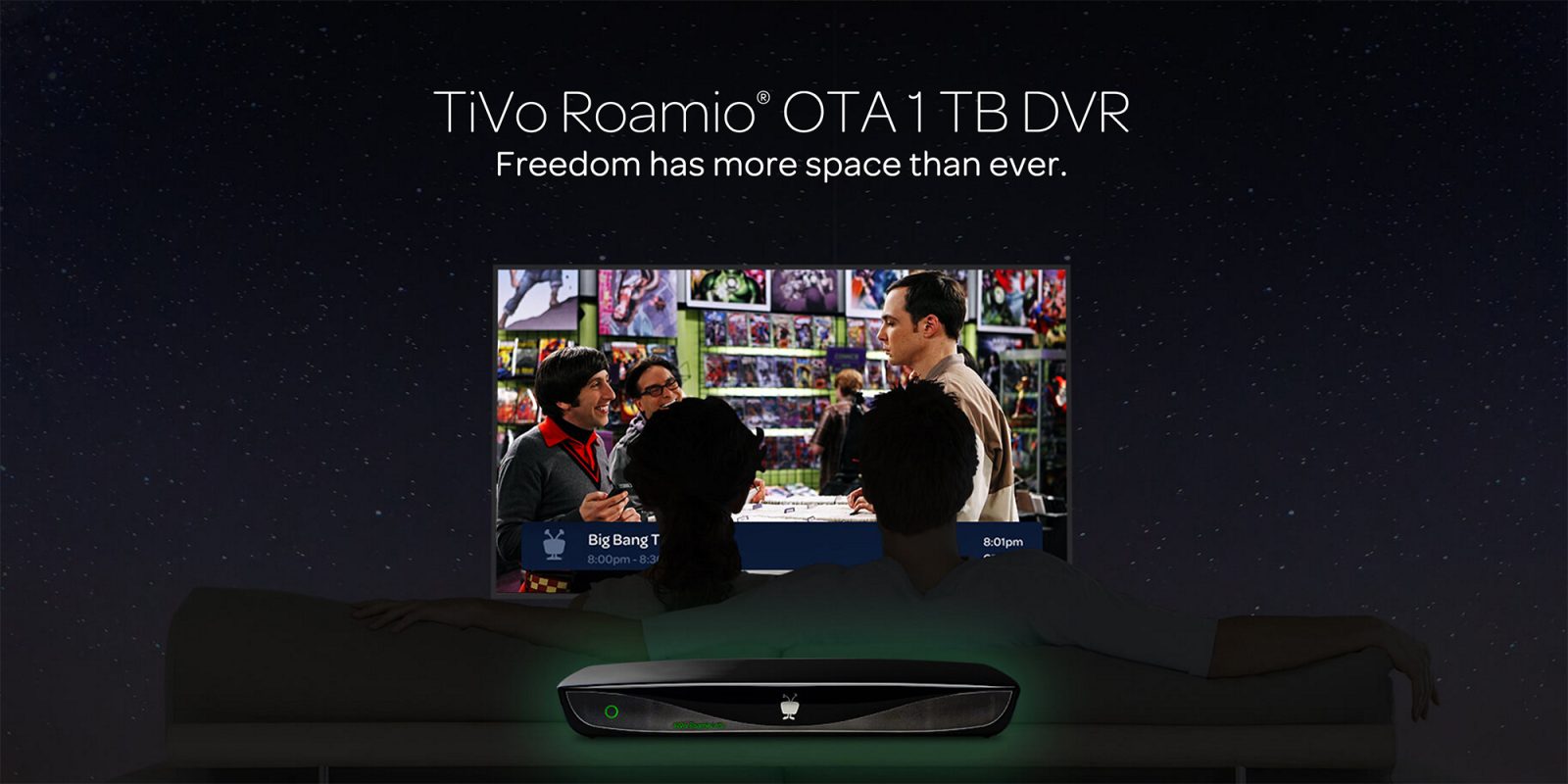 TiVo's Roamio OTA 1TB DVR includes lifetime service and can record 4