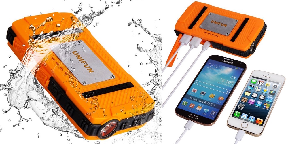 Unifun 10400mAh Waterproof External Battery Power Bank