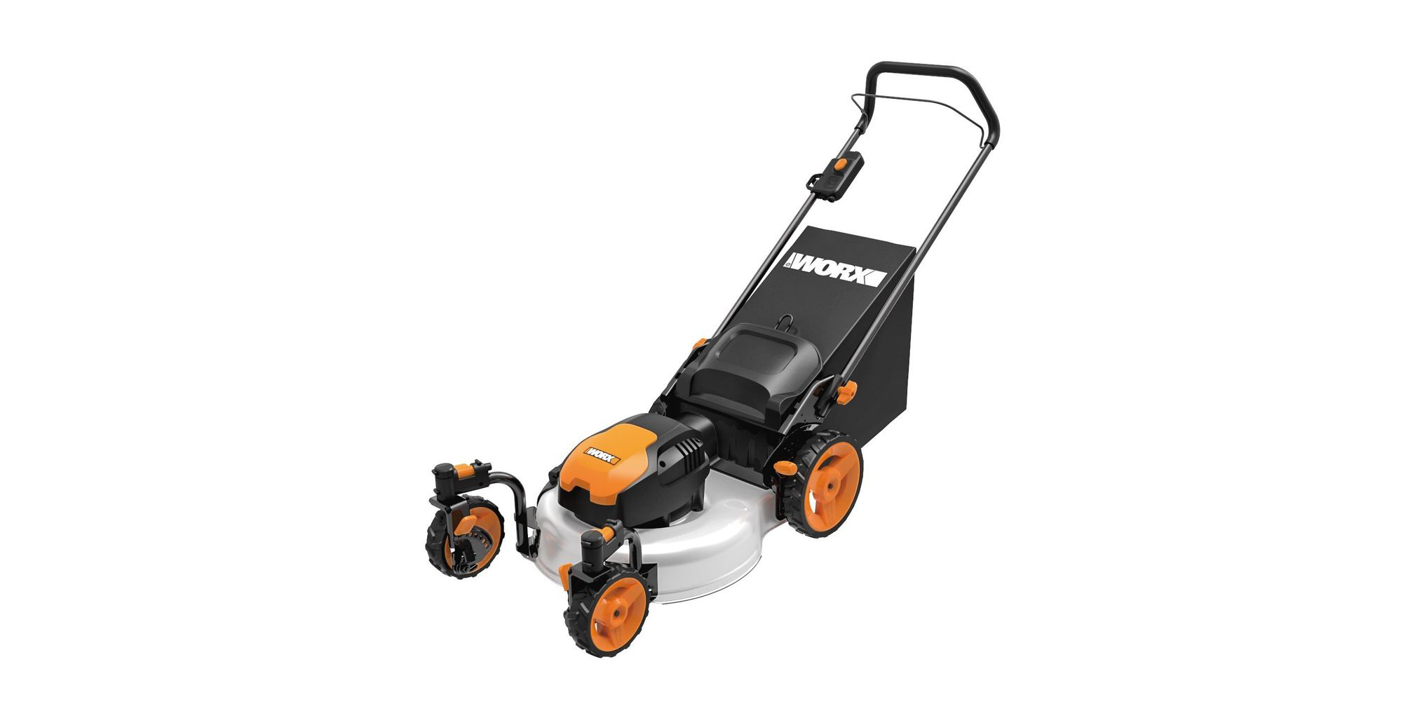 Green Deals WORX 19 inch 12A Electric Lawn Mower 140 more