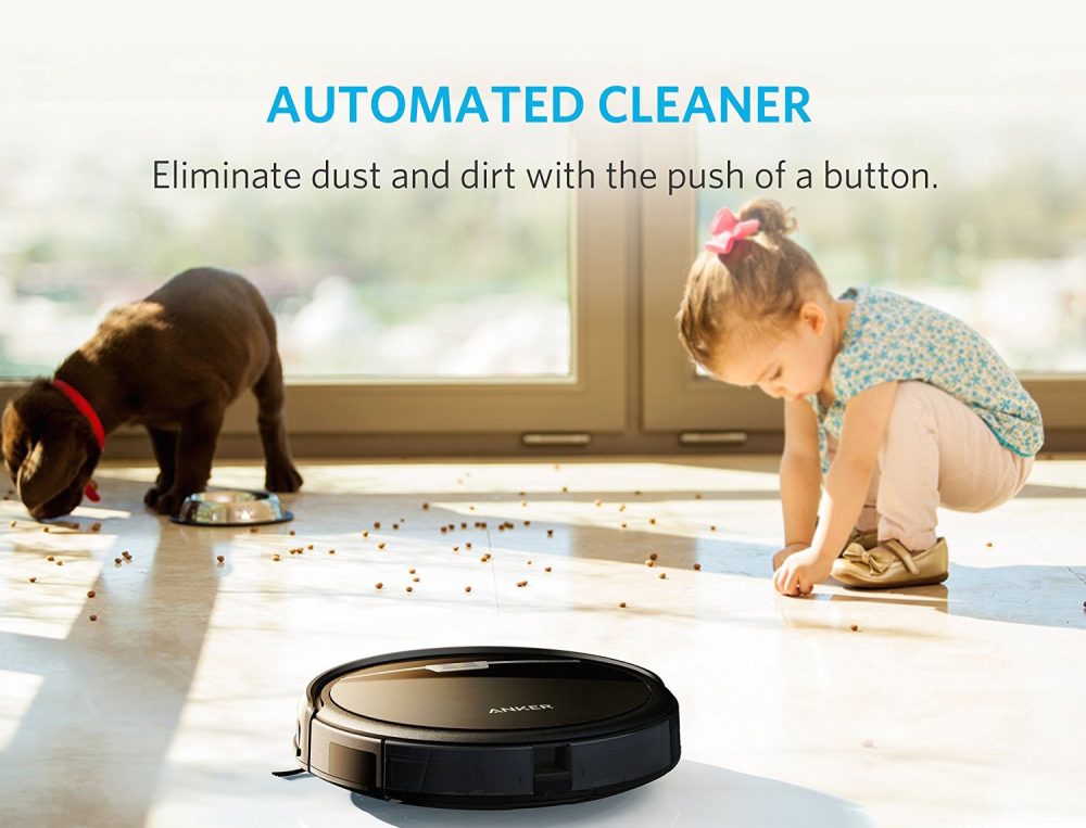 Bring Anker's best-selling Robotic Vacuum Cleaner w/ Self-Docking home