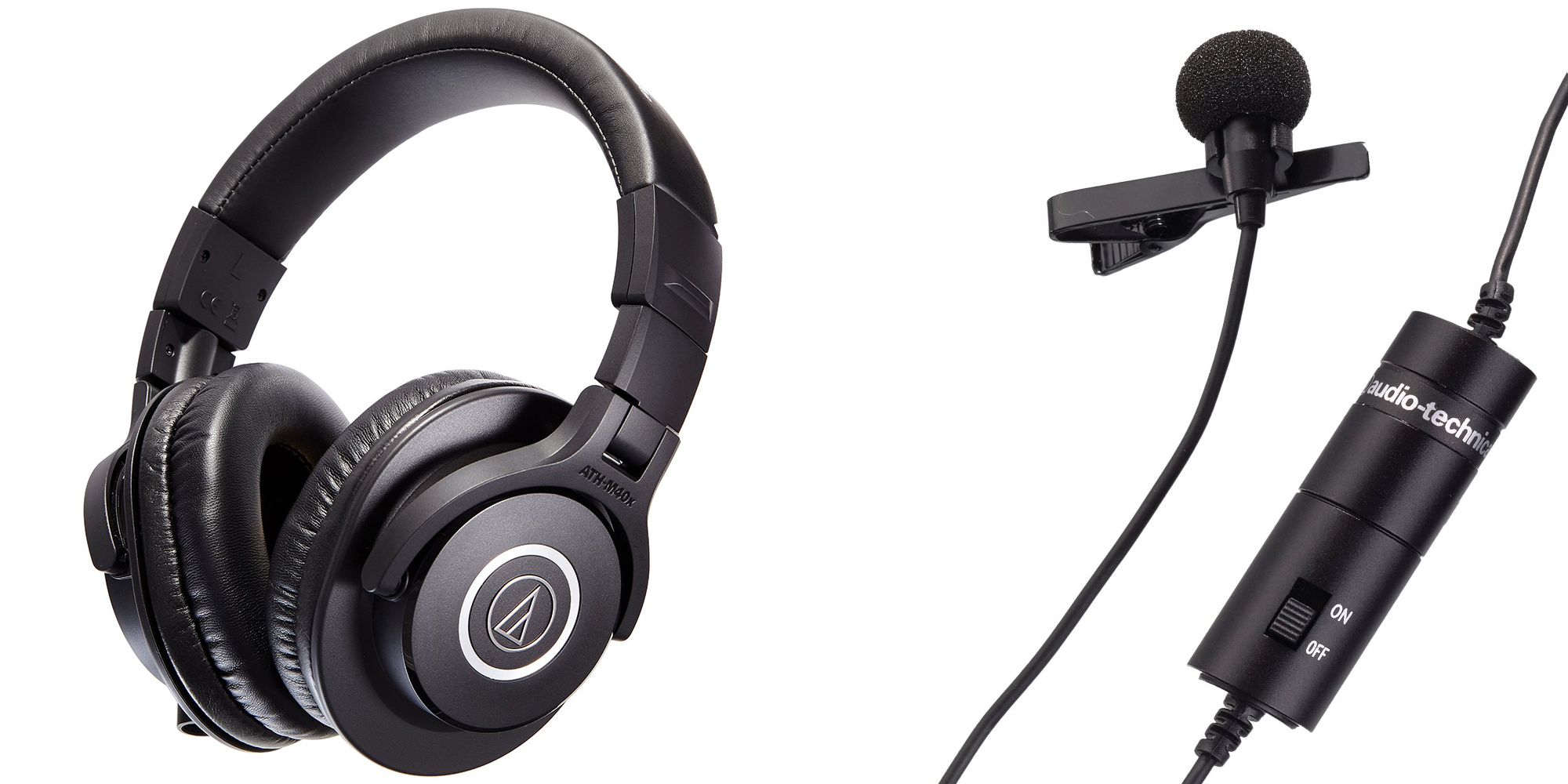 Pick up AudioTechnica's ATHM40X Studio Monitor Headphones bundled