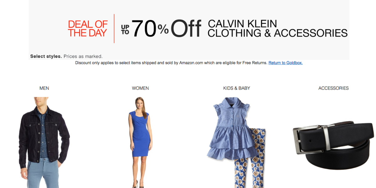 Head over to Amazon right now to save up to 70% on a ton of Calvin ...