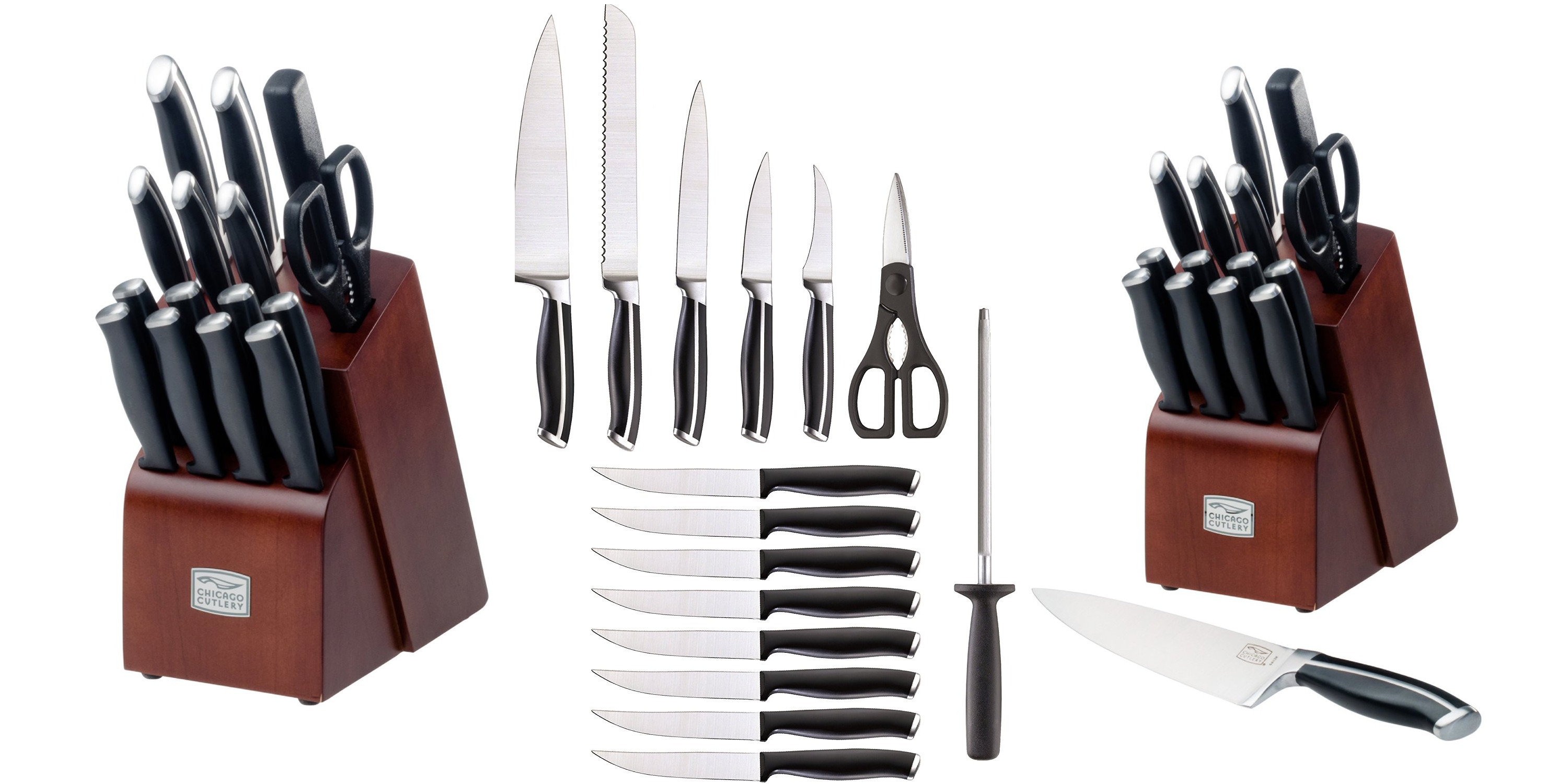 Chicago cutlery 5 piece best sale knife set