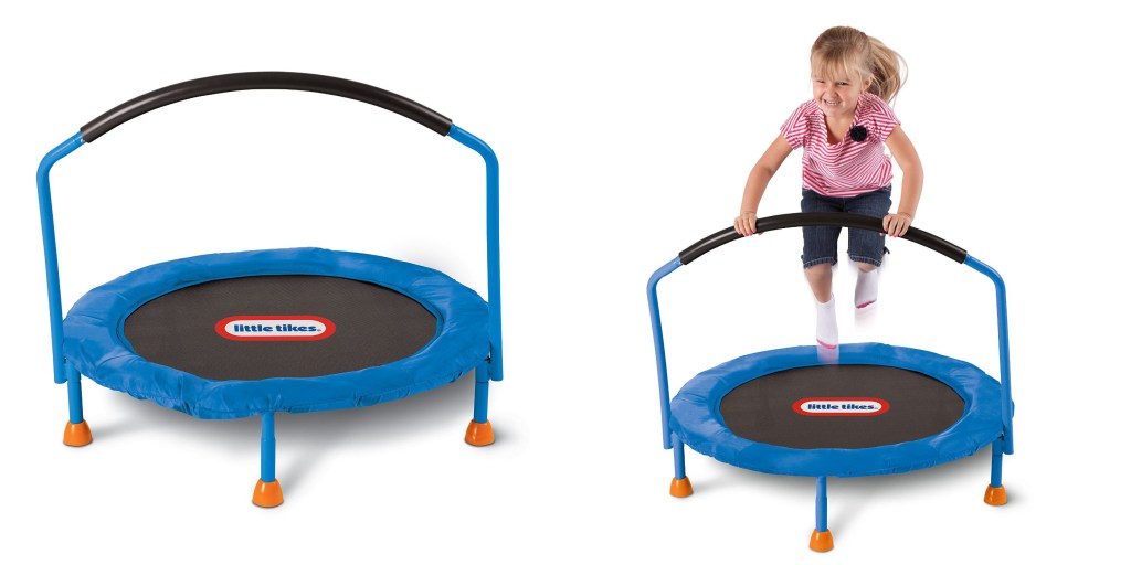 Any preschooler will go crazy for this Little Tikes 3-foot Trampoline