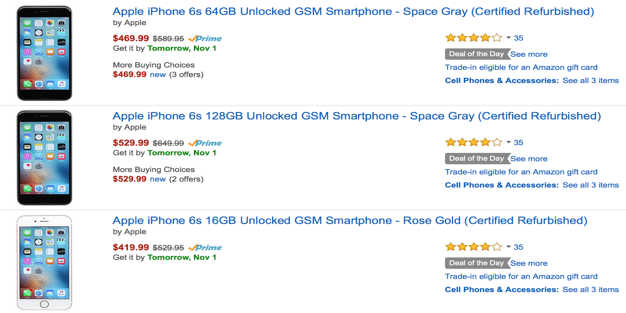 Headphone Jackers Amazon S Gold Box Today Is Unlocked Cert Refurb Iphone 6s In All Sizes 420 530 Shipped 9to5toys