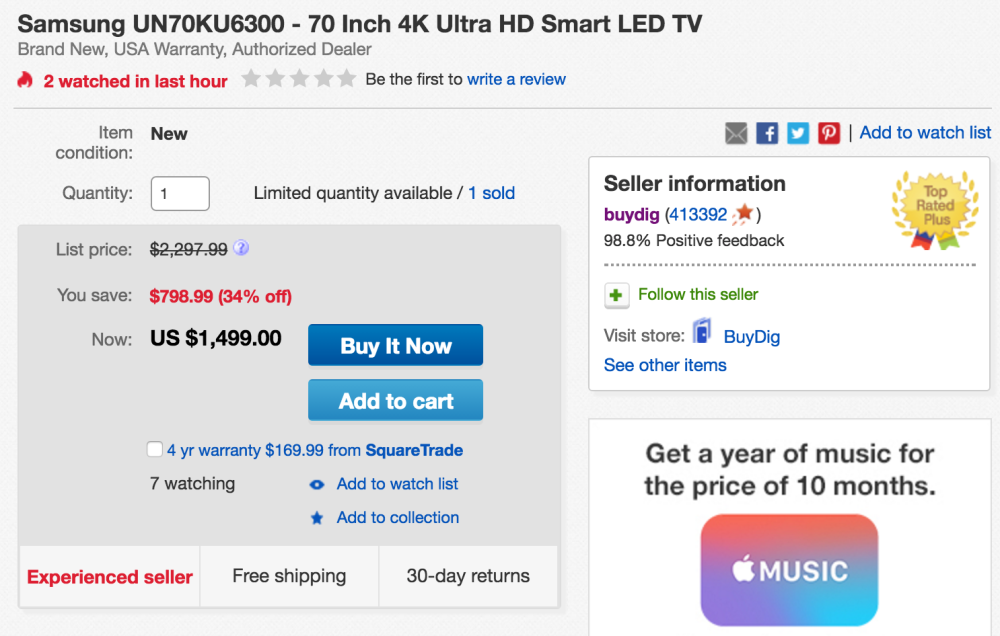 samsung-ebay-hdtv-deals