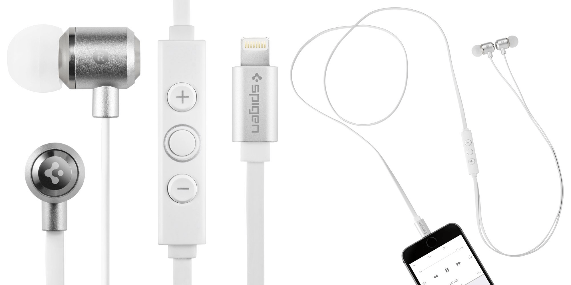 Spigen unveils affordable inear Lightning headphones w/ remote + mic