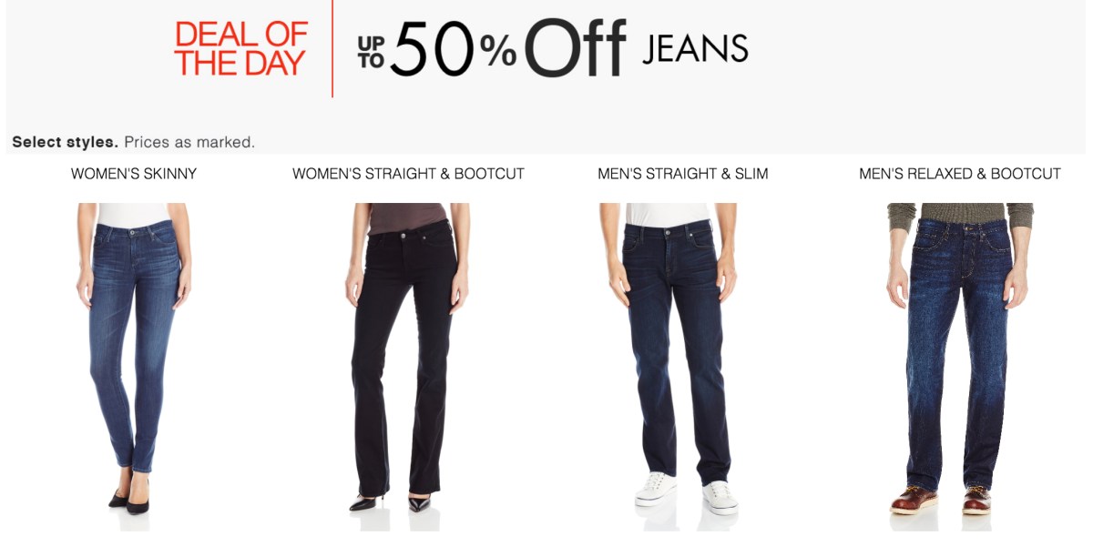 Today only, pick up a new pair of top-grade jeans at Amazon from True ...