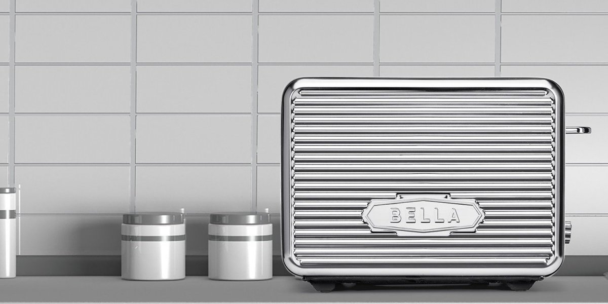 BELLA's 2Slice Wide Slot Toaster in Polished Stainless Steel just hit