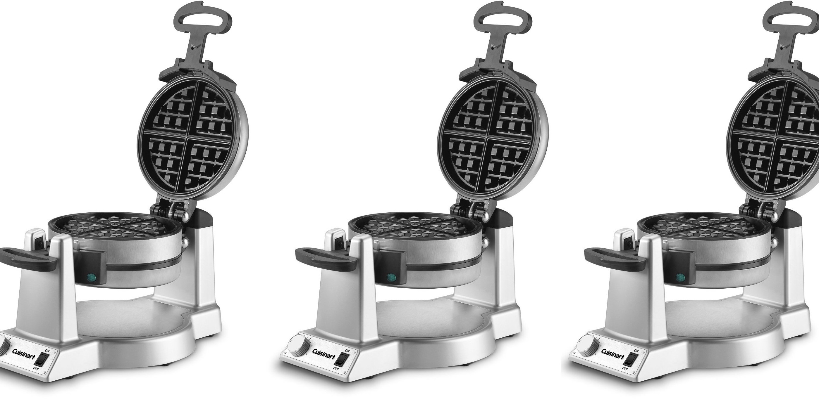This Stainless Steel Cuisinart Double Belgian Waffle Maker just hit its