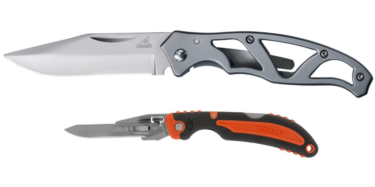Pocket Knife Deals from 5.50 Gerber Stainless Steel Paraframe 7