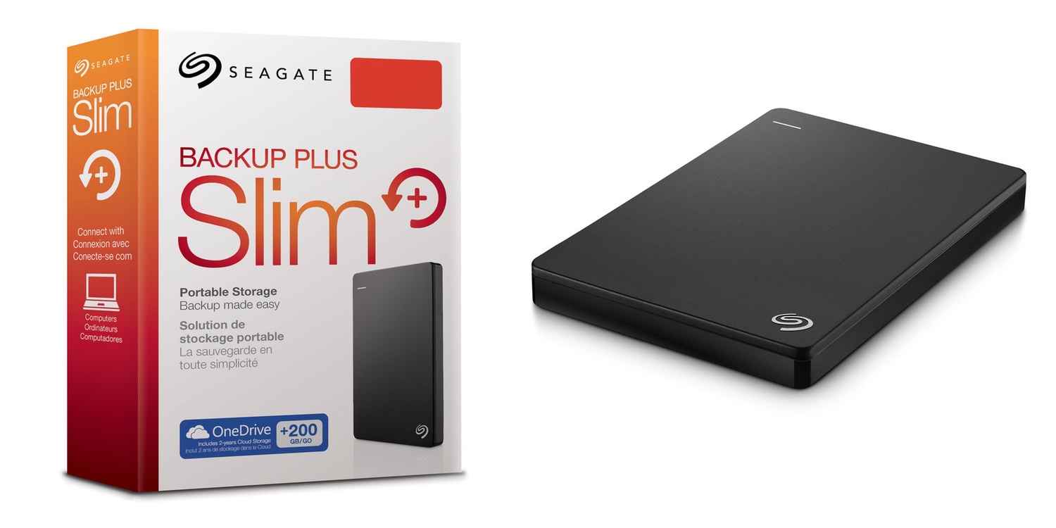 seagate backup plus slim 2tb portable external hard drive for mac usb 3.0 (stds2000100)