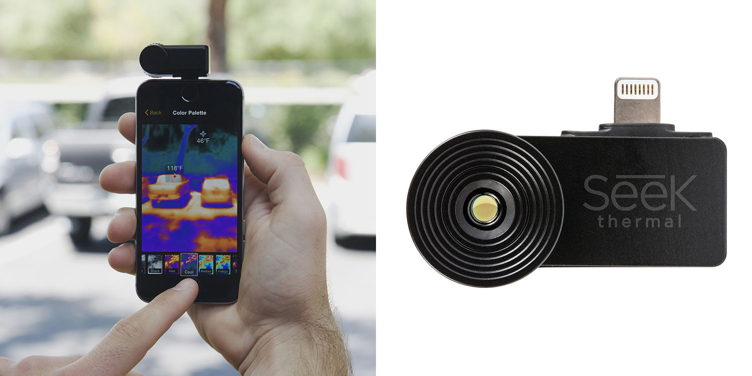 Seek's Thermal Camera for iOS/Android helps find cold air leaks and