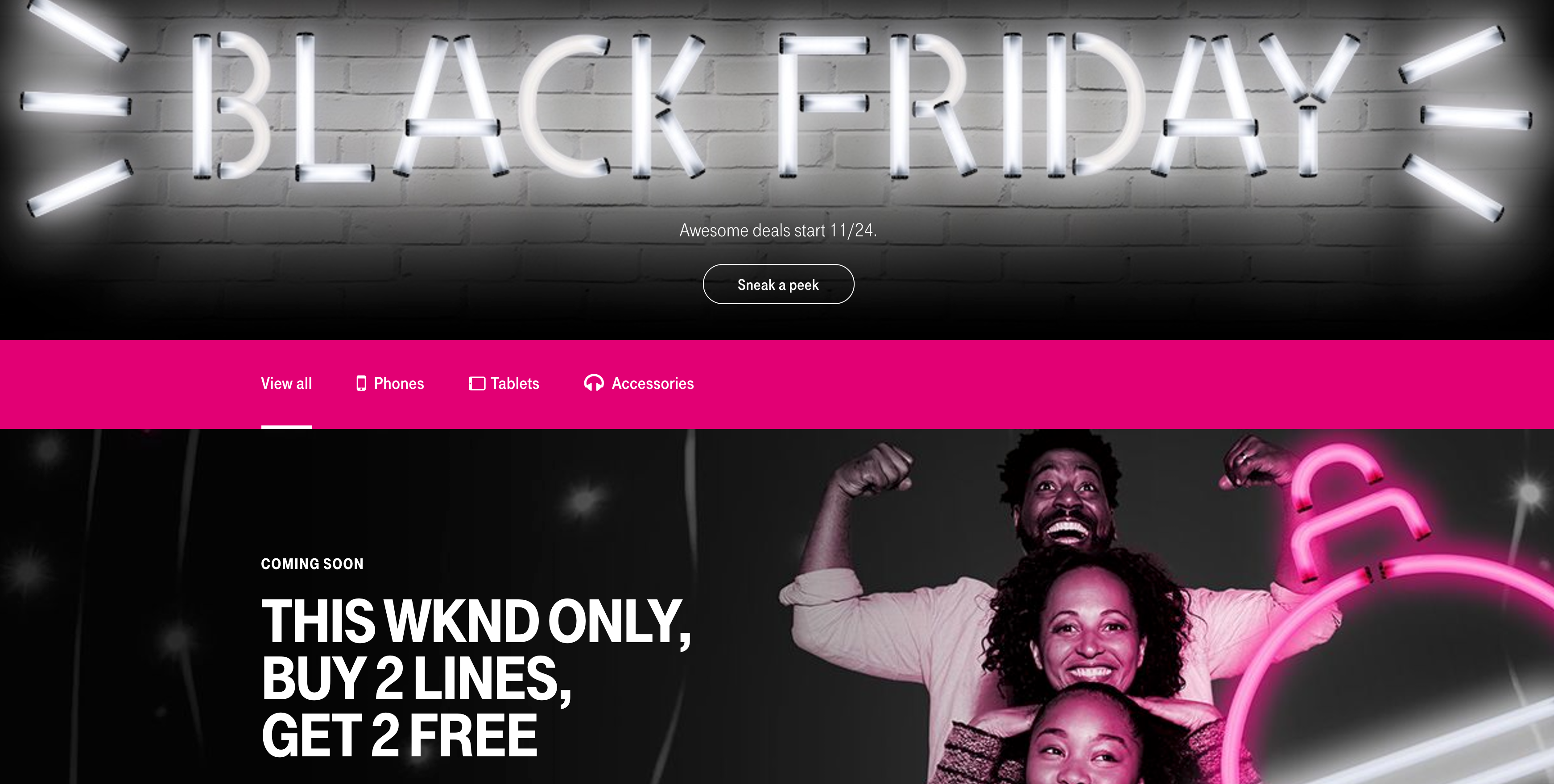 TMobile Black Friday 2016 UE BOOM 2 130, Galaxy Tradein Deals