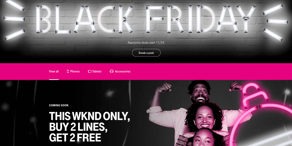 T-Mobile Black Friday 2016: UE BOOM 2 $130, Galaxy Trade-in Deals - What Is The Team Skeet Black Friday Deal