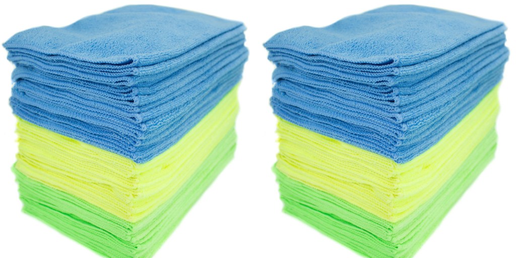 This 48-pack of highly-rated Zwipes Microfiber Cleaning Cloths can be ...